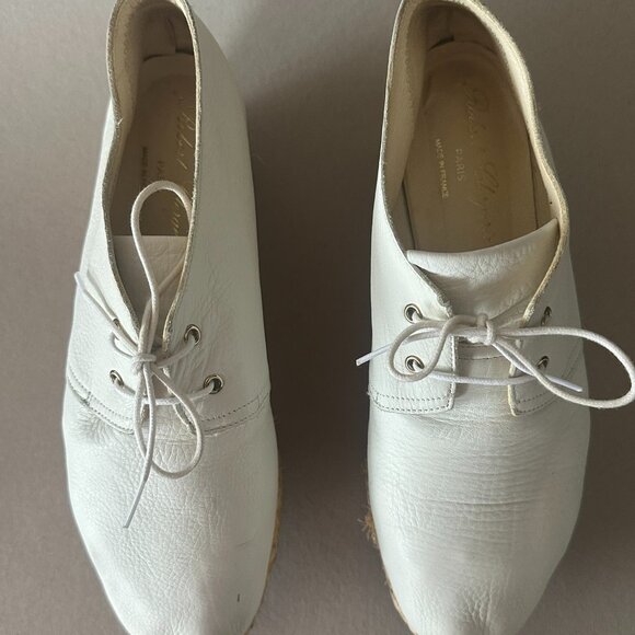 Robert Clergerie platform espadrille oxfords - Picture 2 of 5